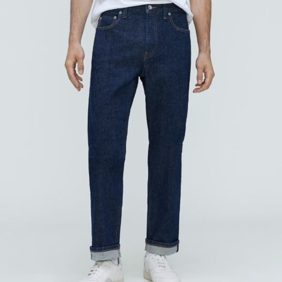 Everlane The Selvedge Straight Fit Jean Indigo Rinse size 28x32 NWT - Picture 1 of 5